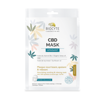 CBD Maske Beruhigende Gesichtsmaske Biocyte - eine Maske