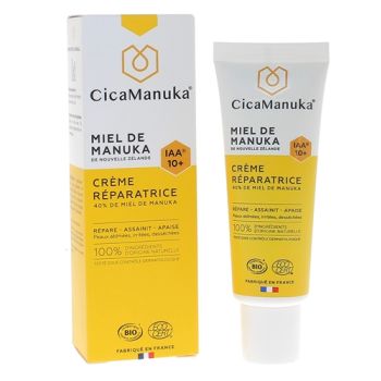 Reparierende Creme 40% Manuka-Honig IAA 10+ bio CicaManuka - Tube mit 40 ml