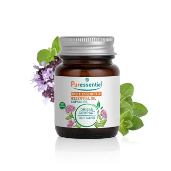 Oregano-Ölkapseln Puressentiel - Packung mit 60 Kapseln