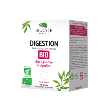 Bio-Zitronen-Digestion Biocyte - Schachteln mit 15 Beuteln
