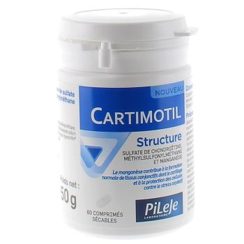 Cartimotil Struktur PileJe - Packung mit 60 teilbaren Tabletten