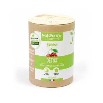 Kirschenstiele Ecoresponsable Nat&Form - Dose mit 60 Kapseln