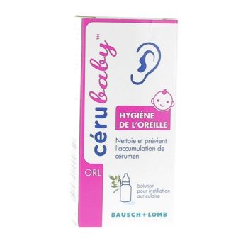 Cerubaby Ohrentropfen für Babys Bausch Lomb - Flasche mit 15 ml