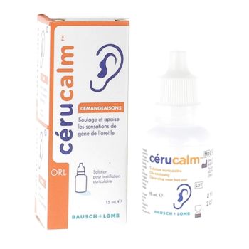 Cerucalm Ohrlösung Juckreiz Bausch Lomb - Flasche 15 ml