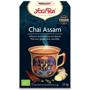Chaï Assam Bio-Tee Yogi Tea - Box mit 17 Beuteln