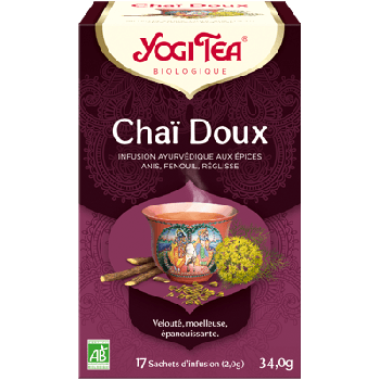 Bio Chai süß Yogi Tee - Box mit 17 Beuteln