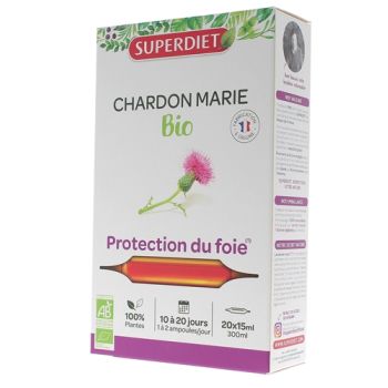 Bio Mariendistel Super Diet - 20 Ampullen zu 15 ml