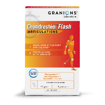 Chondrosteo Flash Gelenke Granions - Packung mit 40 Kapseln