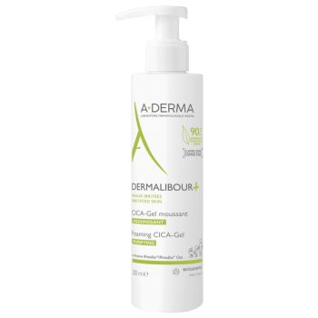 Dermalibour+ CICA - Schäumendes Gel A-Derma - Pumpflasche mit 200 ml