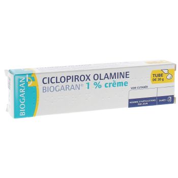 Ciclopiroxolamin-Creme 1% Biogaran - Tube mit 30g