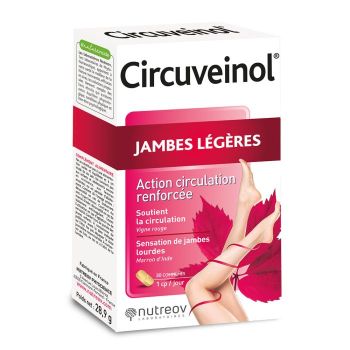 Circuveinol leichte Beine Nutreov - Packung mit 30 Tabletten