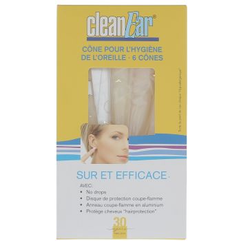 Cleanear Cone f&uuml;r Ohrenhygiene - Packung mit 6 Kegeln