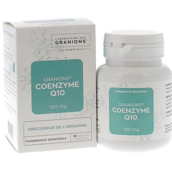 Coenzym Q10 120 mg Granions - Packung mit 30 pflanzlichen Kapseln