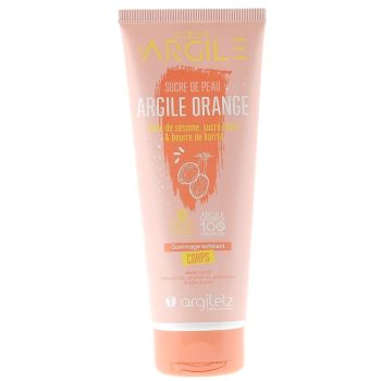 Herz aus Ton Hautzucker orange Ton Argiletz - Tube mit 200 ml