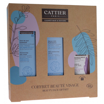 Bio-Gesichtspflege-Set Cattier - Set mit 3 Produkten