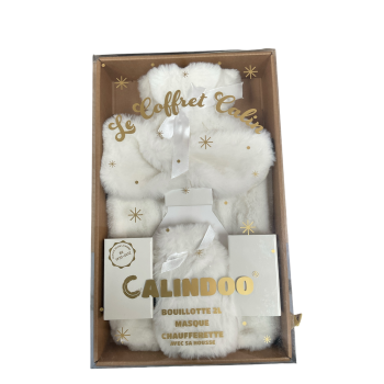 Calindoo Wärmflasche, Maske und Heizkissen Set - Set mit 3 Produkten