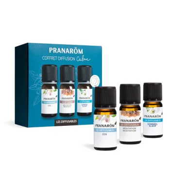 Coffret Diffusion Ruhe Pranarōm - Set mit 3 Fläschchen à 10ml