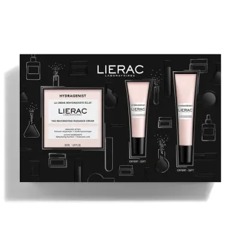 Hydragenist Set mit strahlender Feuchtigkeitscreme von Lierac - Set mit 3 Produkten