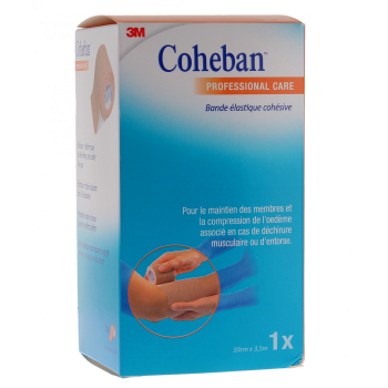 Coheban Kohäsive Kompressionsband 3M - Band von 3,5 m x 10 cm