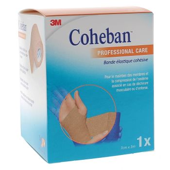 Coheban Kohäsive Kompressionsband 3M - Band von 3 m x 7 cm