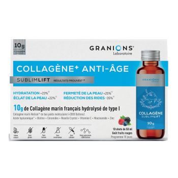 Kollagen+ Anti-Aging 10g Granions - Box mit 10 Shots zu je 50ml