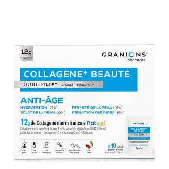 Kollagen+ Schönheit Sublimlift Granions - Packung mit 10 Beuteln