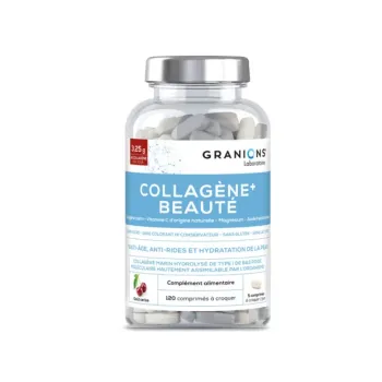 Kollagen+ Schönheit Kirschgeschmack Granions - Dose mit 120 Tabletten