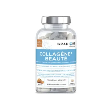 Kollagen+ Schönheit Cookie-Geschmack Granions - Dose mit 120 Tabletten