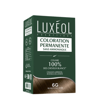 Permanente Haarfärbung ohne Ammoniak Luxéol - ein Set