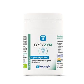 Ergyzym Nutergia - Packung mit 40 Kapseln