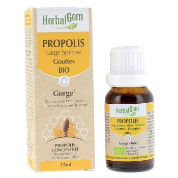 Bio Propolis Breitband HerbalGem - Flasche mit 15 ml