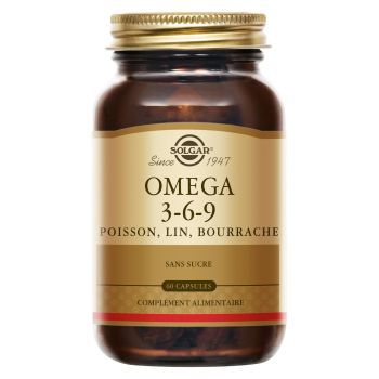 Omega 3-6-9 Solgar - Packung mit 60 Softgels