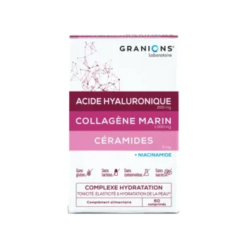 Komplexe Hautbefeuchtung Granions - Packung mit 60 Tabletten