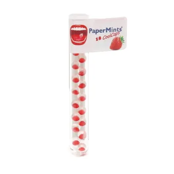 Cool Caps Erdbeere PaperMints - 18 erfrischende Kapseln