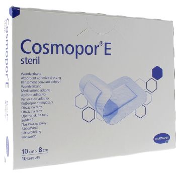Cosmopor E 10cm x 8cm Hartmann - Schachtel mit 10 Wundauflagen