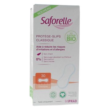 Coton protect Slipeinlagen Saforelle - Schachtel mit 30 Slipeinlagen