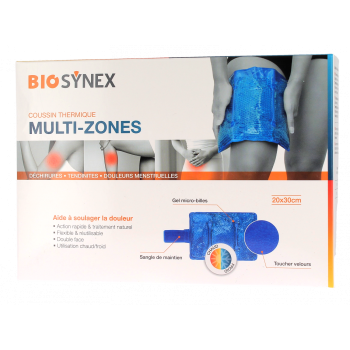 Wärme-Kälte-Multizonen-Kissen Biosynex - Kissen von 20 x 30 cm
