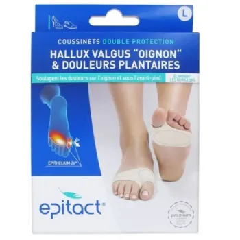 Doppelschutzpolster Hallux Valgus L Epitact - 1 Paar