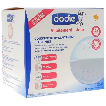 Ultra-dünne Stilleinlagen Tag Dodie - Box mit 50 Einlagen