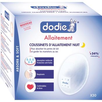 Stillkissen Nacht mit verstärkter Absorption Dodie - Box mit 30 Stück