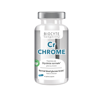 Cr Chrome Blutzucker normal Biocyte - Packung mit 60 mikroverkapselten Kapseln