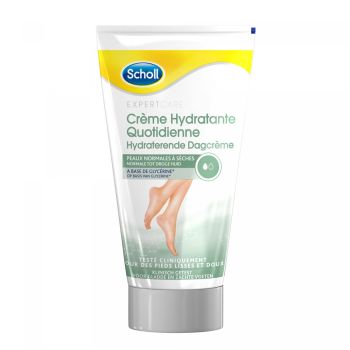 Tägliche Feuchtigkeitscreme für Füße von Scholl - Tube mit 150 ml
