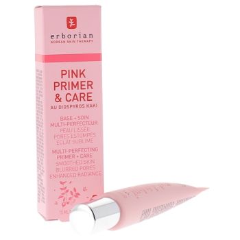 Pink Primer & Care Creme mit Diospyros Kaki Erborian - 15 ml Tube