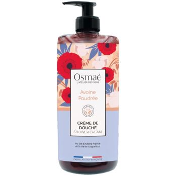 Osmaé Hafer-Puder Duschcreme - Pumpflasche 1L