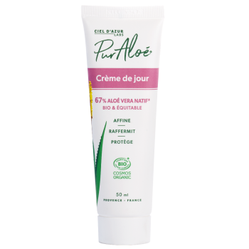 Tagescreme 67% Bio Aloe Vera Pur Aloé - Tube mit 50 ml