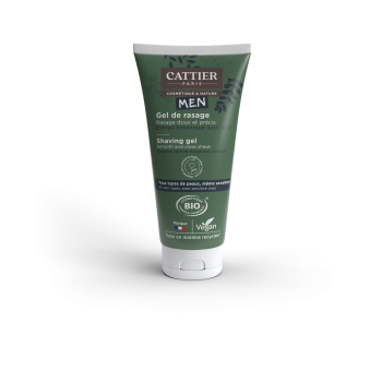 Bio-Rasiergel für Männer Cattier - Tube mit 150 ml