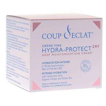 Feine Hydra-Schutzcreme 24H intensive Hydratation Strahlende Haut - 50 ml Tiegel