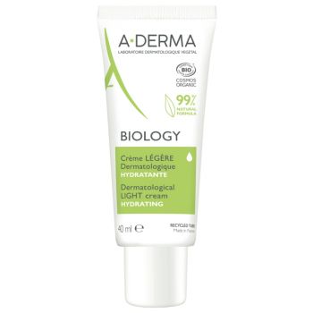 Biologie Leichte dermatologische Creme A-Derma - Tube mit 40ml