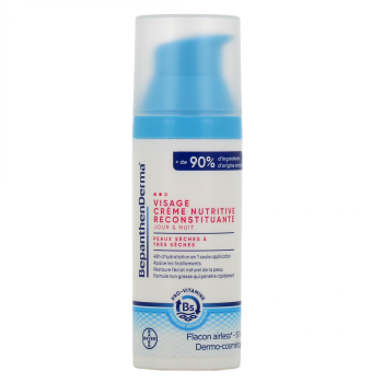 Nährende regenerierende Gesichtscreme BepanthenDerma - Pumpflasche mit 50ml