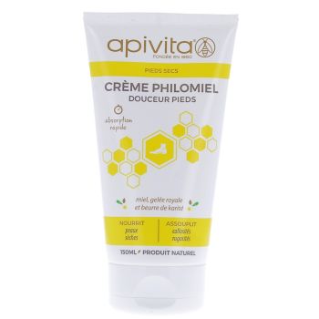 Philomiel Creme für zarte Füße Apivita - 150 ml Tube